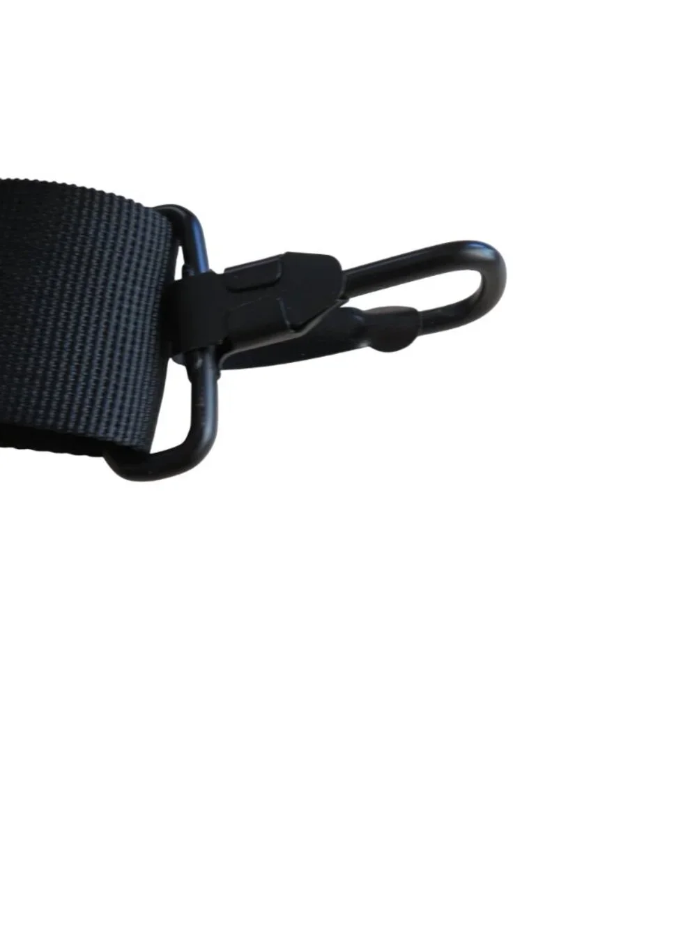 Universal Replacement Shoulder Strap Adjustable Black Shoulder Pad Metal Swivel